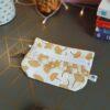coton,trousse,zip,trousse maquillage