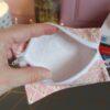 coton,trousse,zip,trousse maquillage