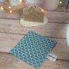 pochette imperméable pour savon solide coton,sac,housse impermeable,housse,etui,lavable,etui savon,coton enduit