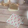 pochette imperméable pour savon solide coton,sac,housse impermeable,housse,etui,lavable,etui savon,coton enduit