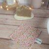 pochette imperméable pour savon solide coton,sac,housse impermeable,housse,etui,lavable,etui savon,coton enduit