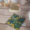 pochette imperméable pour savon solide coton,sac,housse impermeable,housse,etui,lavable,etui savon,coton enduit