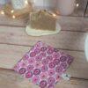 pochette imperméable pour savon solide coton,sac,housse impermeable,housse,etui,lavable,etui savon,coton enduit