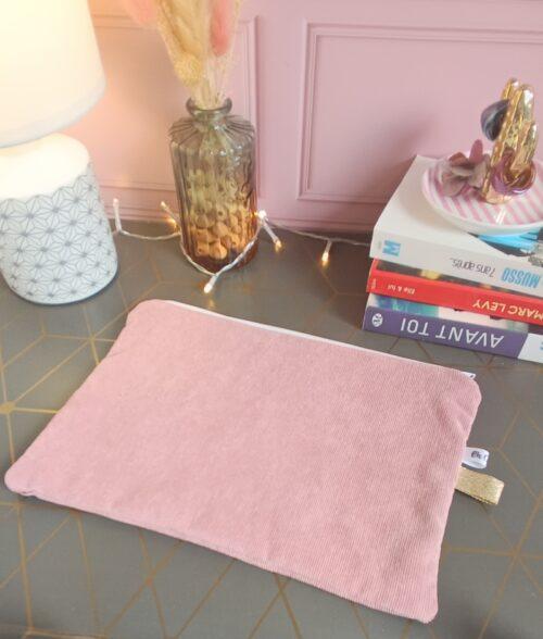 coton,velours,trousse velours,trousse maquillage,trousse grande taille