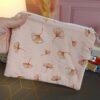 coton,velours,trousse velours,trousse maquillage,trousse grande taille
