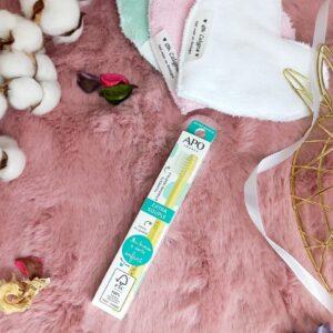 brosse à dents en bambou enfant extra souple