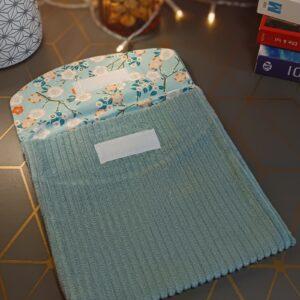 pochette à masque coton,pochette,pochette masque,sommeil,masque de nuit,relaxation,velours,rangement
