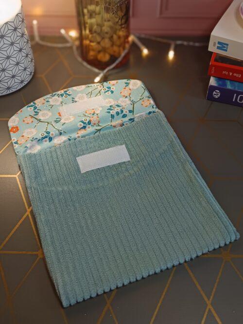 coton,pochette,pochette masque,sommeil,masque de nuit,relaxation,velours,rangement
