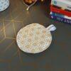 coton,dessous de verre,sous tasse,vaisselle,sous tasse coeur,sous tasse ronde