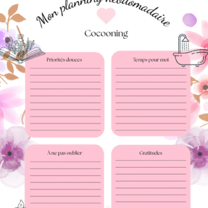 mon tracker beauté printable bien être hebdomadaire (copie)