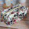 trousse de toilette,accessoires beauté,trousse coton enduit,rangement voyage