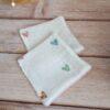 lingettes lavables fleurs et cœurs aquarelle collection coeurs sauvages lingettes demaquillantes,lavable,coton,bambou,carré,carré demaquillant,pads démaquillants lavables,accessoires beauté réutilisables,carré de soin,lingettes lavables,démaquillage éco-responsable,accessoires beauté fait main,zéro déchet